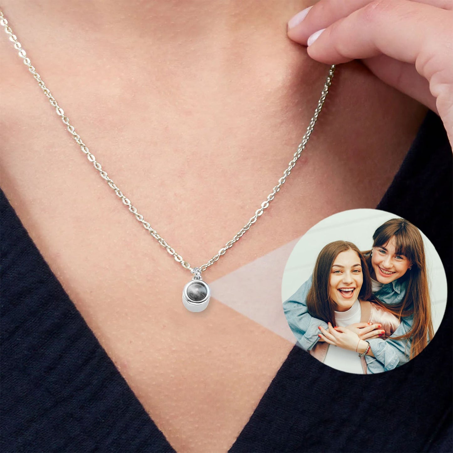 Collar personalizado con foto, un recuerdo siempre contigo 