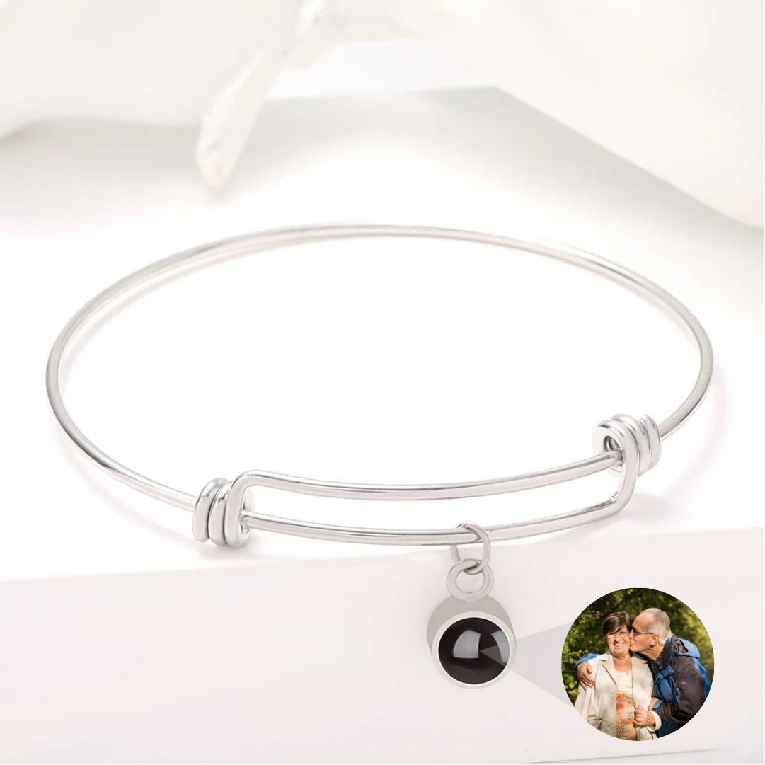 Pulsera de memoria personalizada con foto 